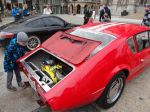 Samochody porsche na libereckim rynku. Źródło: denik.cz